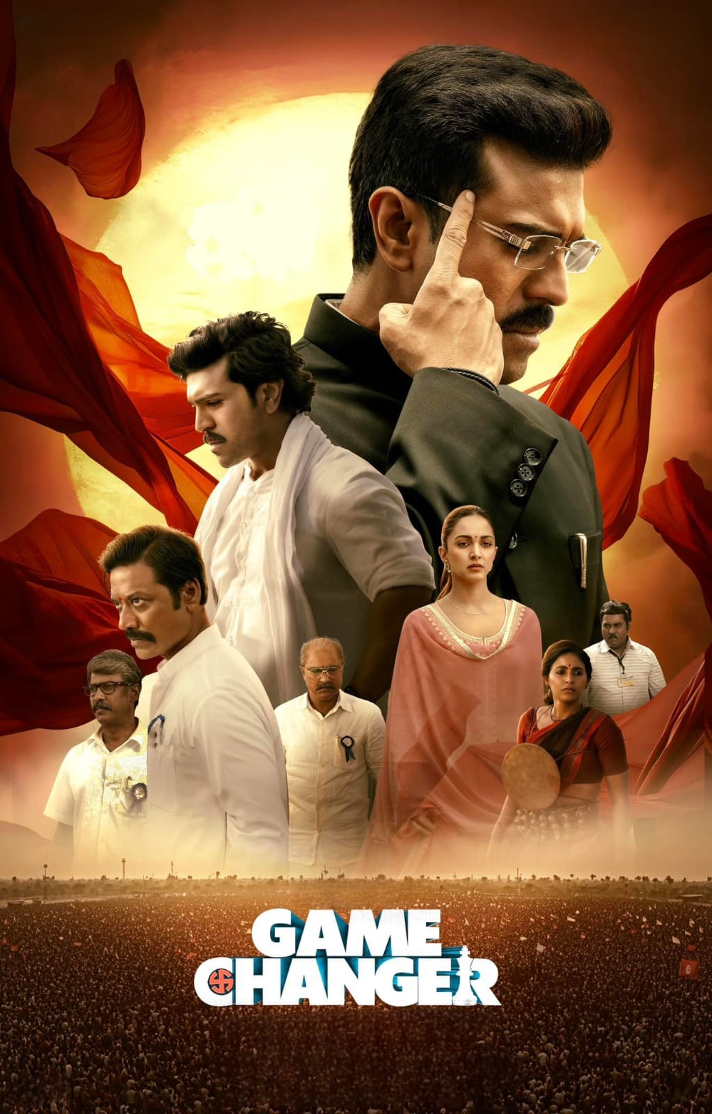 Game Changer 2025 UnCut Dual Audio Hindi Telugu Full Movie HD ESub –