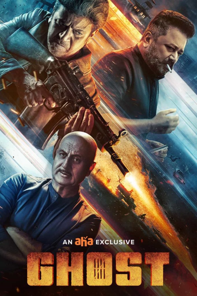 Ghost 2023 UnCut Dual Audio Hindi Kannada Full Movie HD ESub –